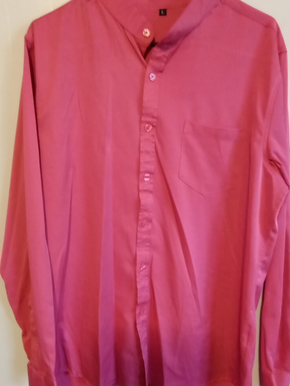 #6069 Pink Shirt. -  L